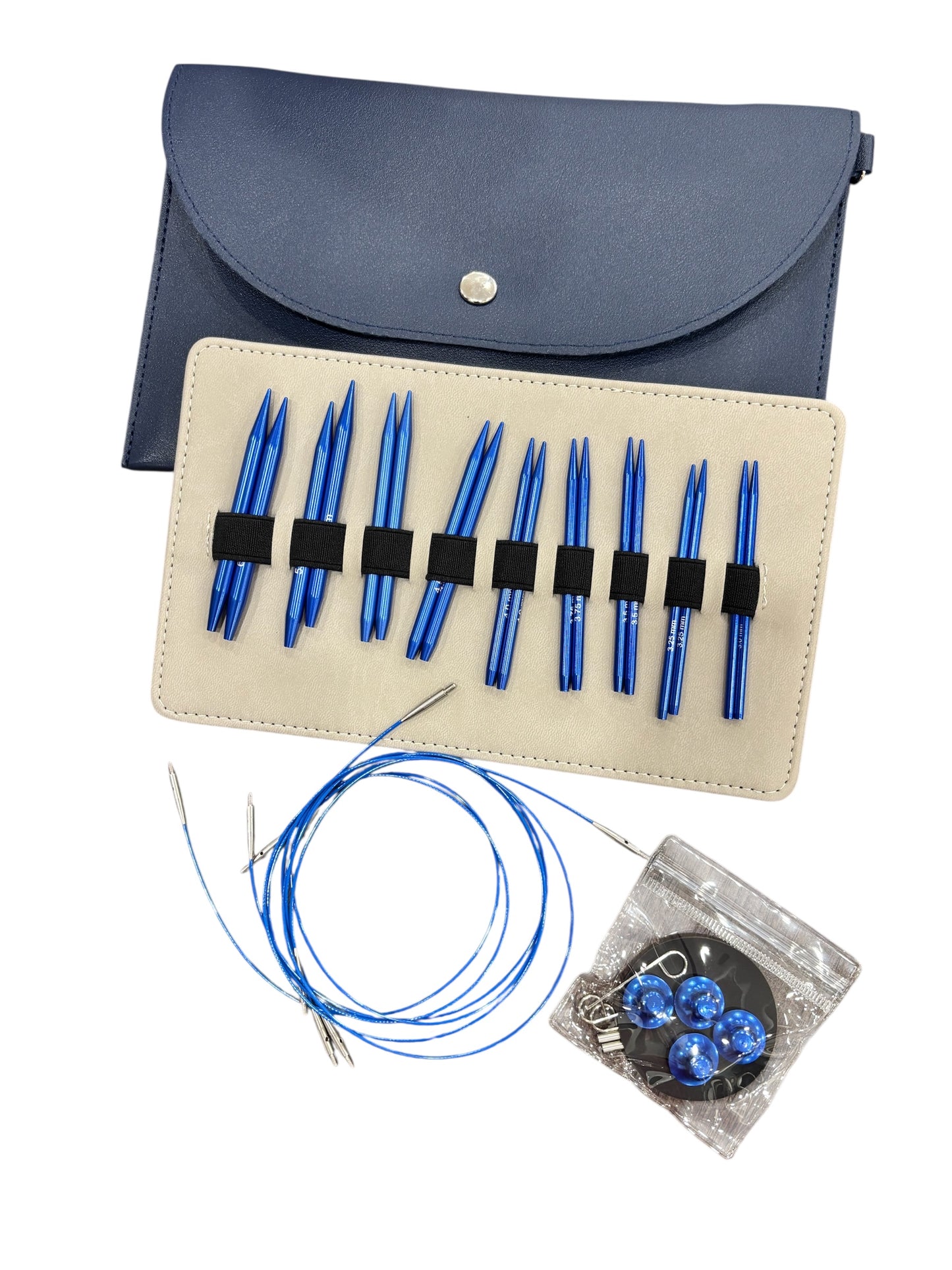 Interchangeable Knitting Needle Kit - 3" / 7.5 mm (Half Set)