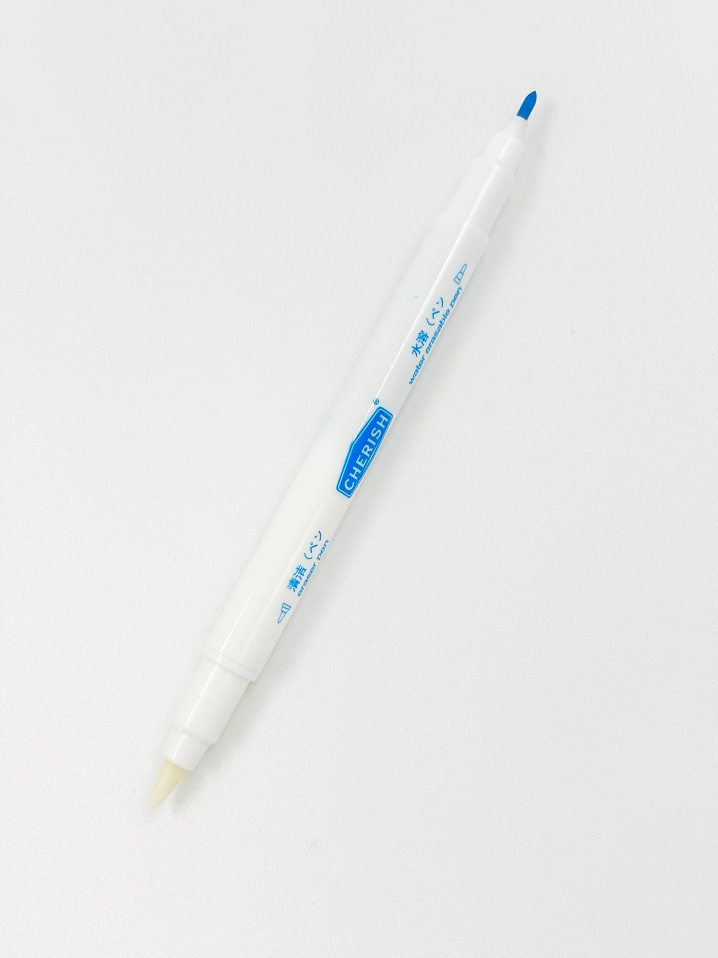 Double Point Water Erasable Marking Pens - Blue & White