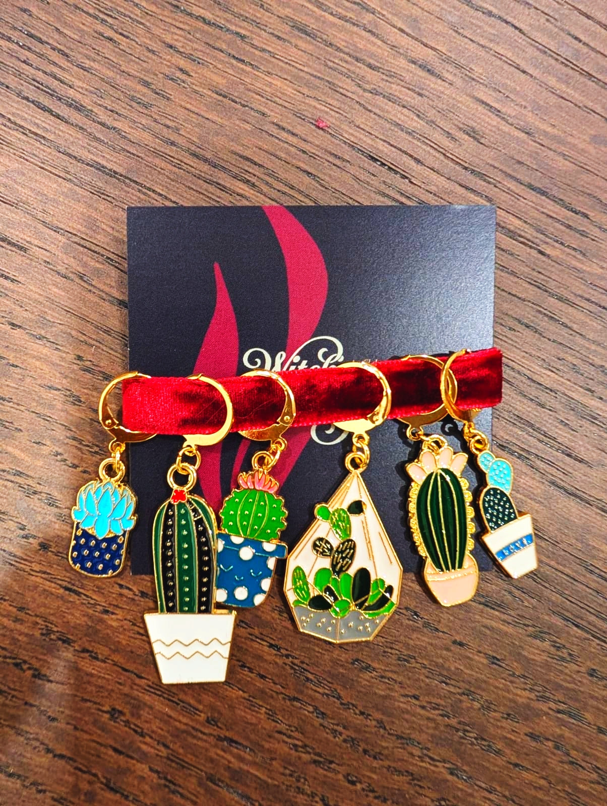 Enamel Stitch Markers