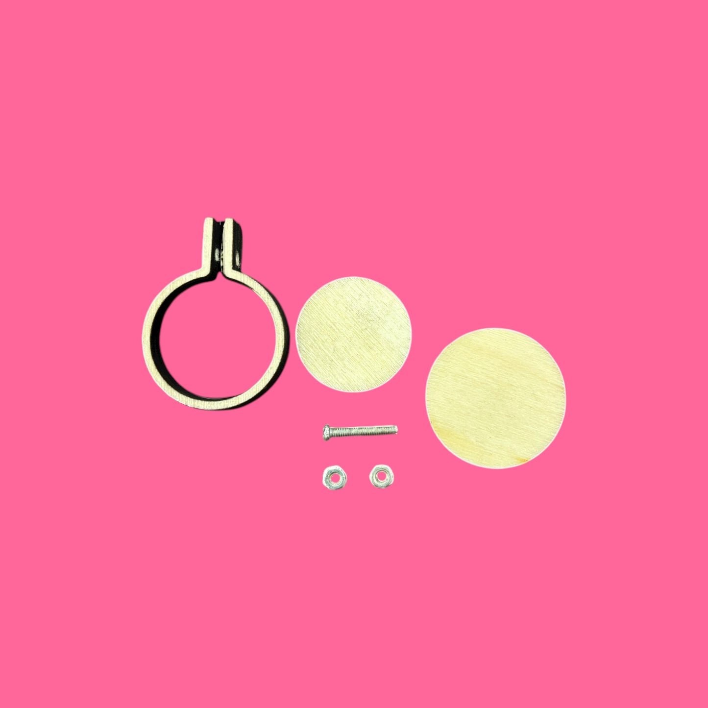 Wooden Pendants for Embroidery