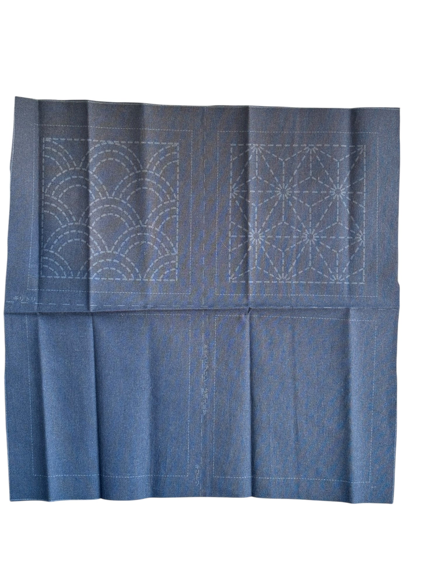 Sashiko Fabric - Pre-printed Design (30cm x 30cm)