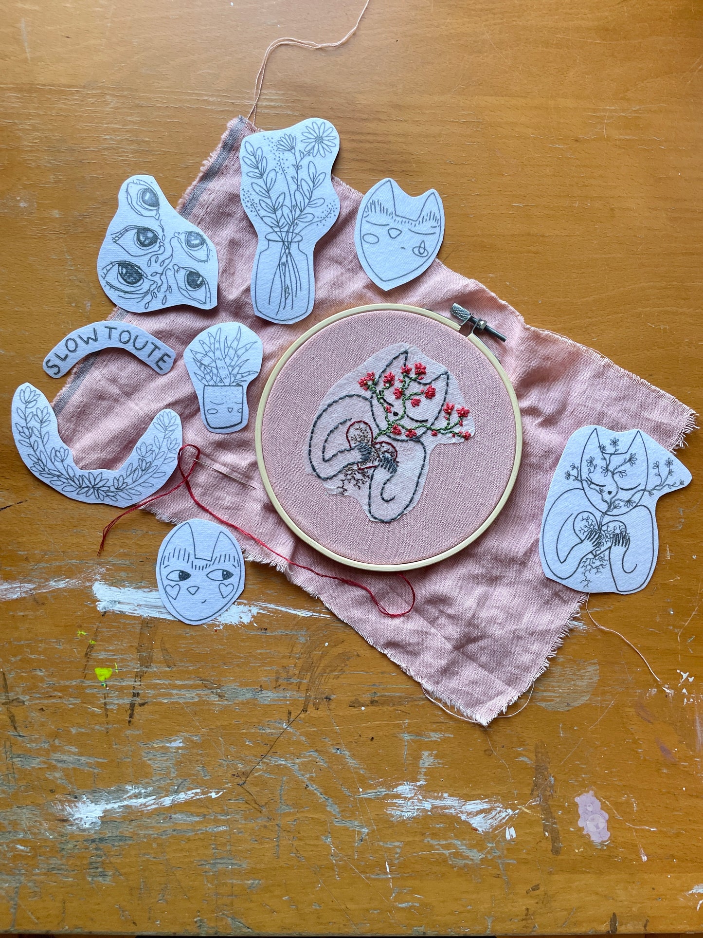 Colle et Brode Kits by Une Raton