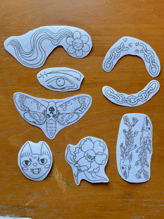 Colle et Brode Kits by Une Raton