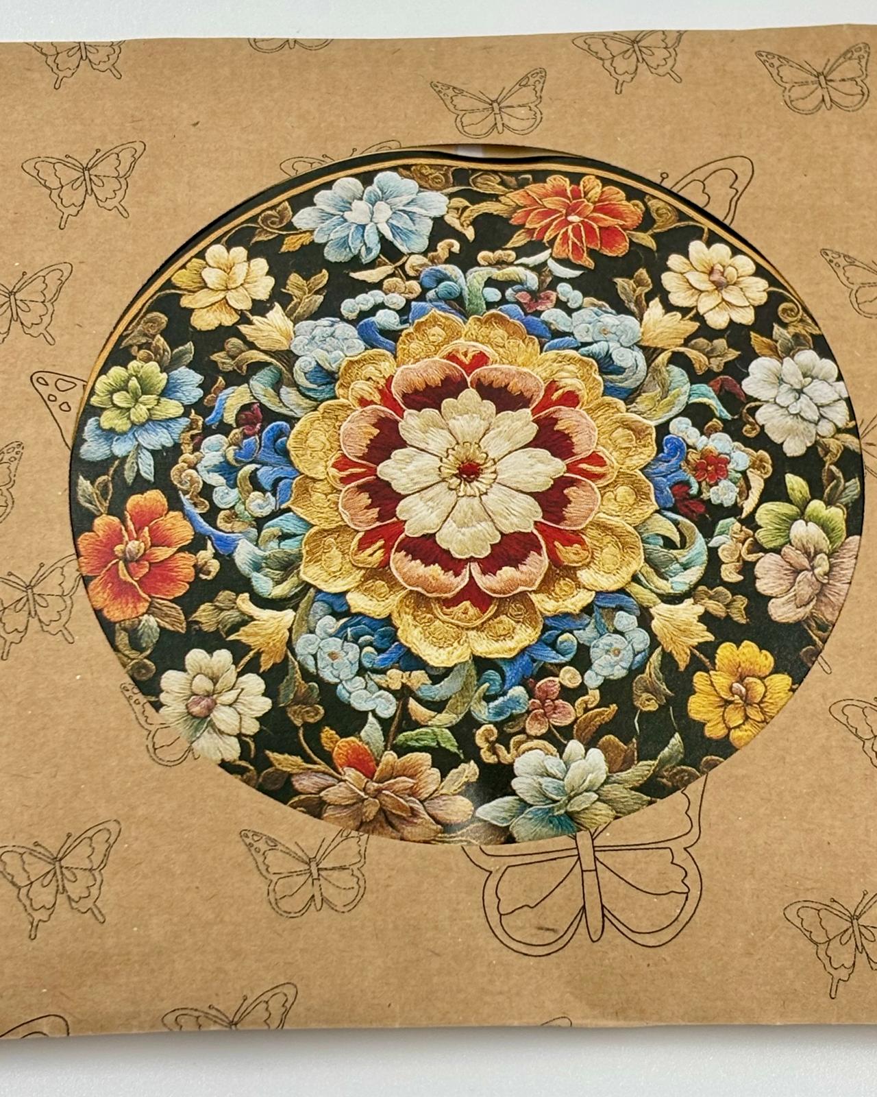 Embroidery Kit Needle Painting - Floral Mandala