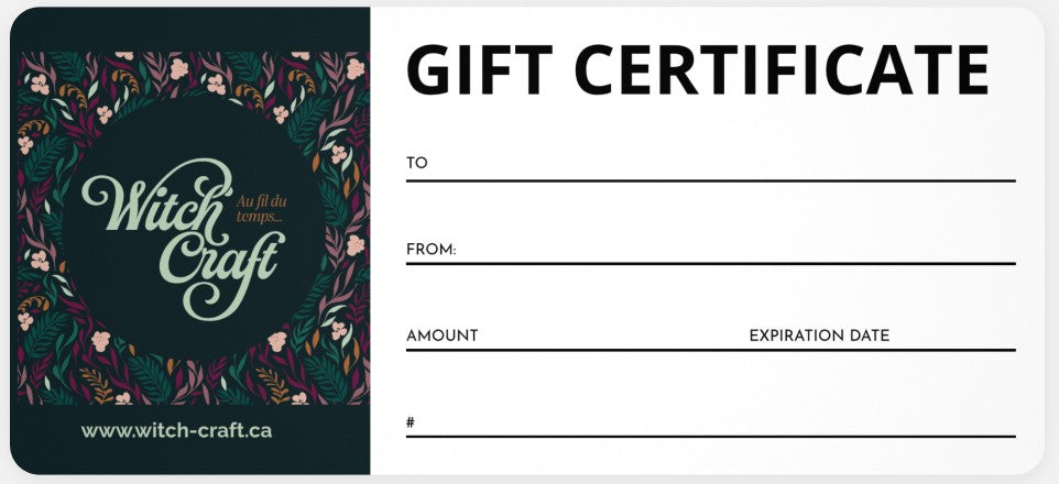 Gift Certificate - Carte Cadeau