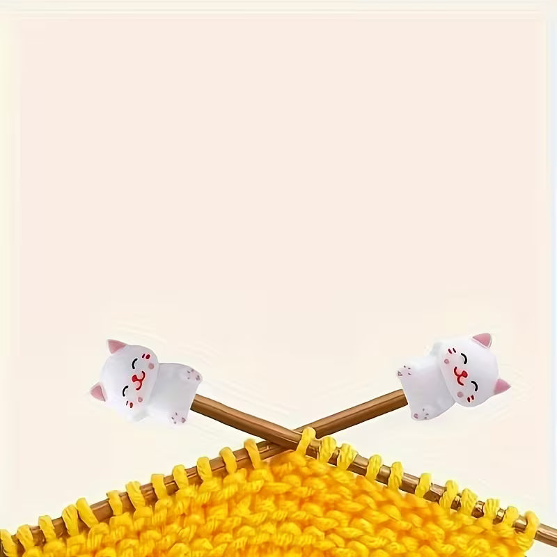 Knitting Needle Caps - CAT