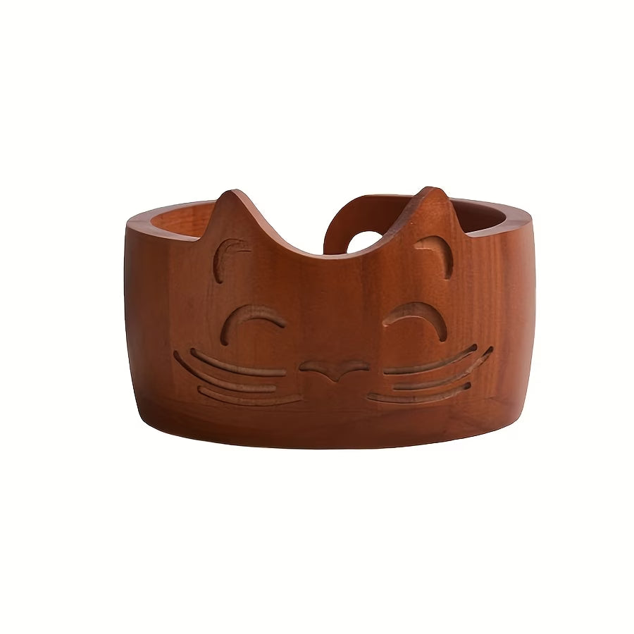 Wooden Yarn Bowl
