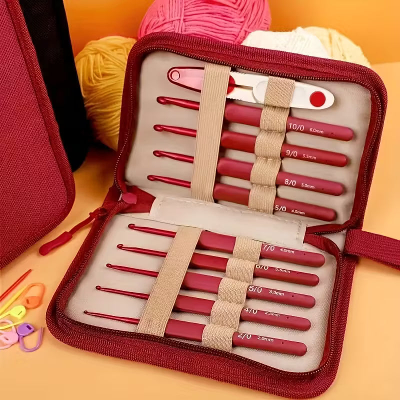 Crochet Hook Set - 17 Pieces