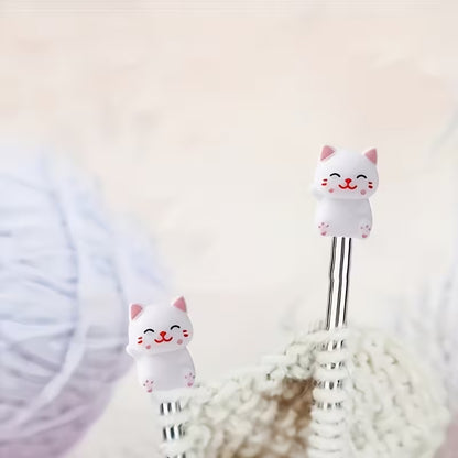 Knitting Needle Caps - CAT