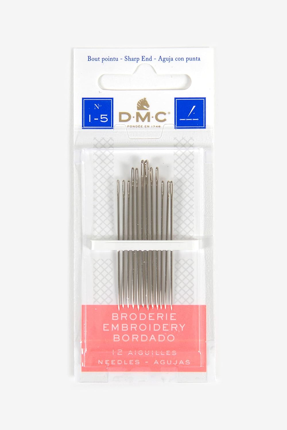 DMC Embroidery Hand Sewing Needles 1-5