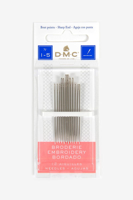 DMC Embroidery Hand Sewing Needles 1-5