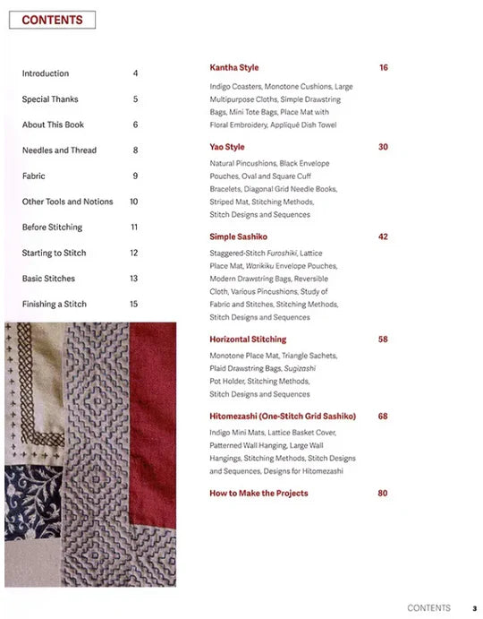 Modern Sashiko: 26 Mixed-Style Sashiko Projects for Everyday Items