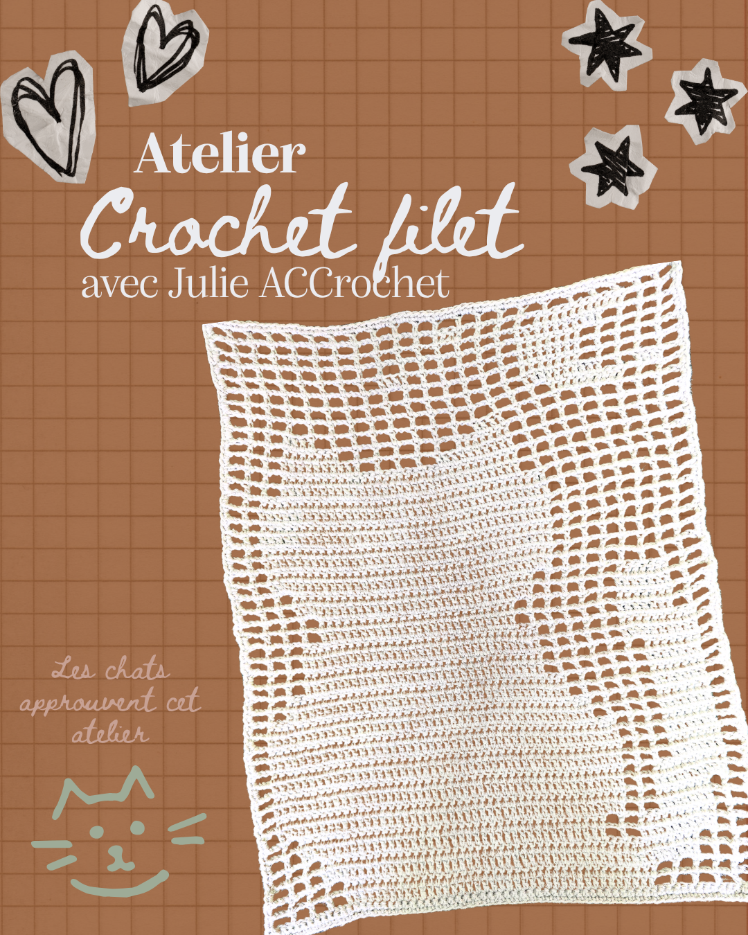 Atelier Crochet Filet avec Julie ACCROchet