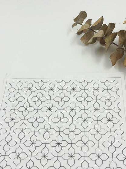 Sashiko Peel And Stick Sheets - Ready-to-Use Traditional Patterns