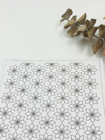 Sashiko Peel And Stick Sheets - Ready-to-Use Traditional Patterns