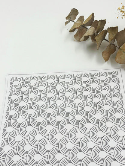 Sashiko Peel And Stick Sheets - Ready-to-Use Traditional Patterns