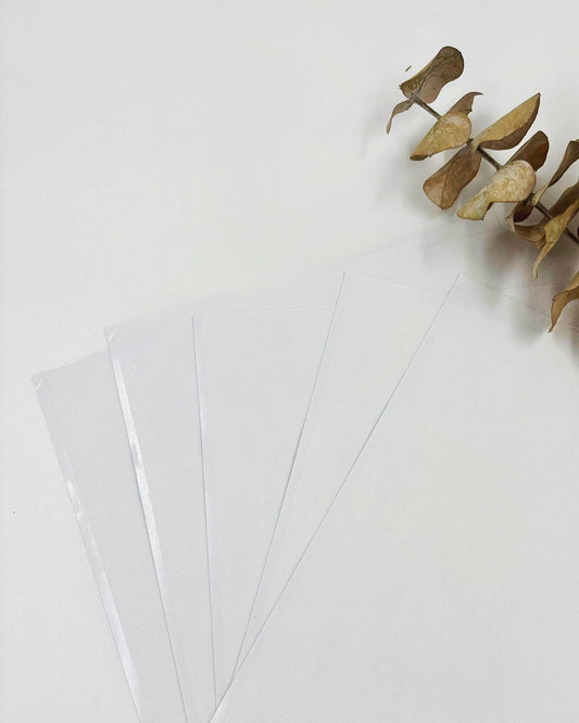 Water Soluble Peel And Stick Blank Sheets - Print, Embroider, Dissolve!