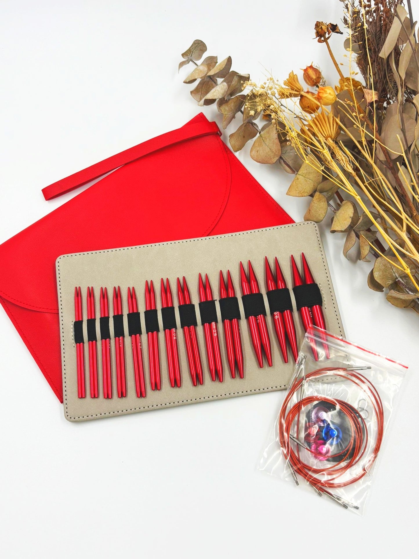 Interchangeable Knitting Needle Kit - 5" Aluminium