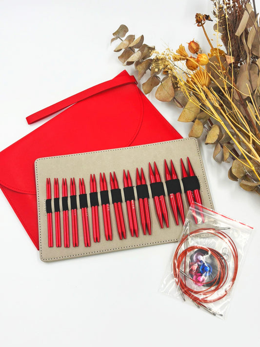 Interchangeable Knitting Needle Kit - 5" Aluminium