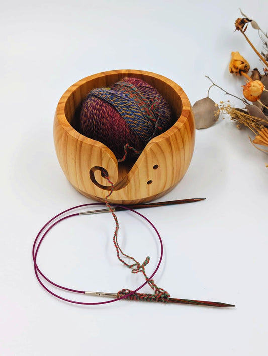 Wooden Yarn Bowl