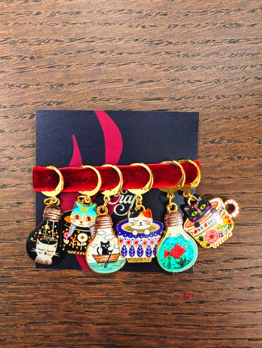 Enamel Stitch Markers