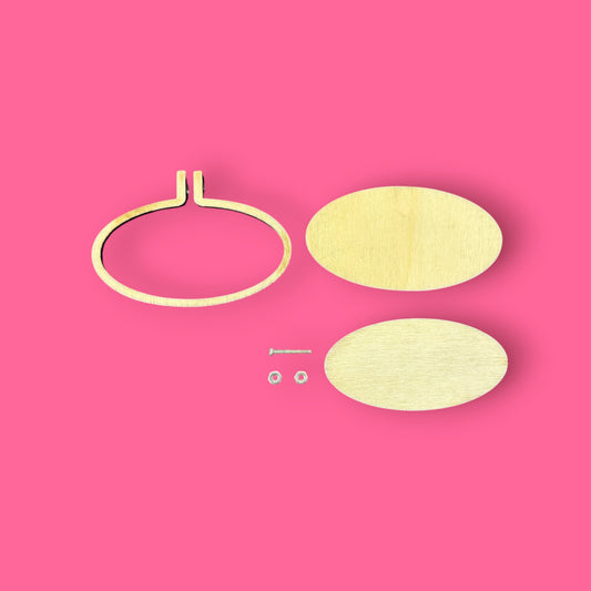 Wooden Pendants for Embroidery