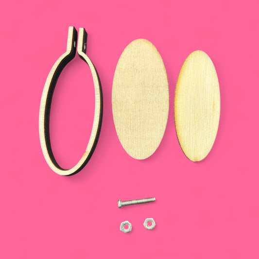 Wooden Pendants for Embroidery