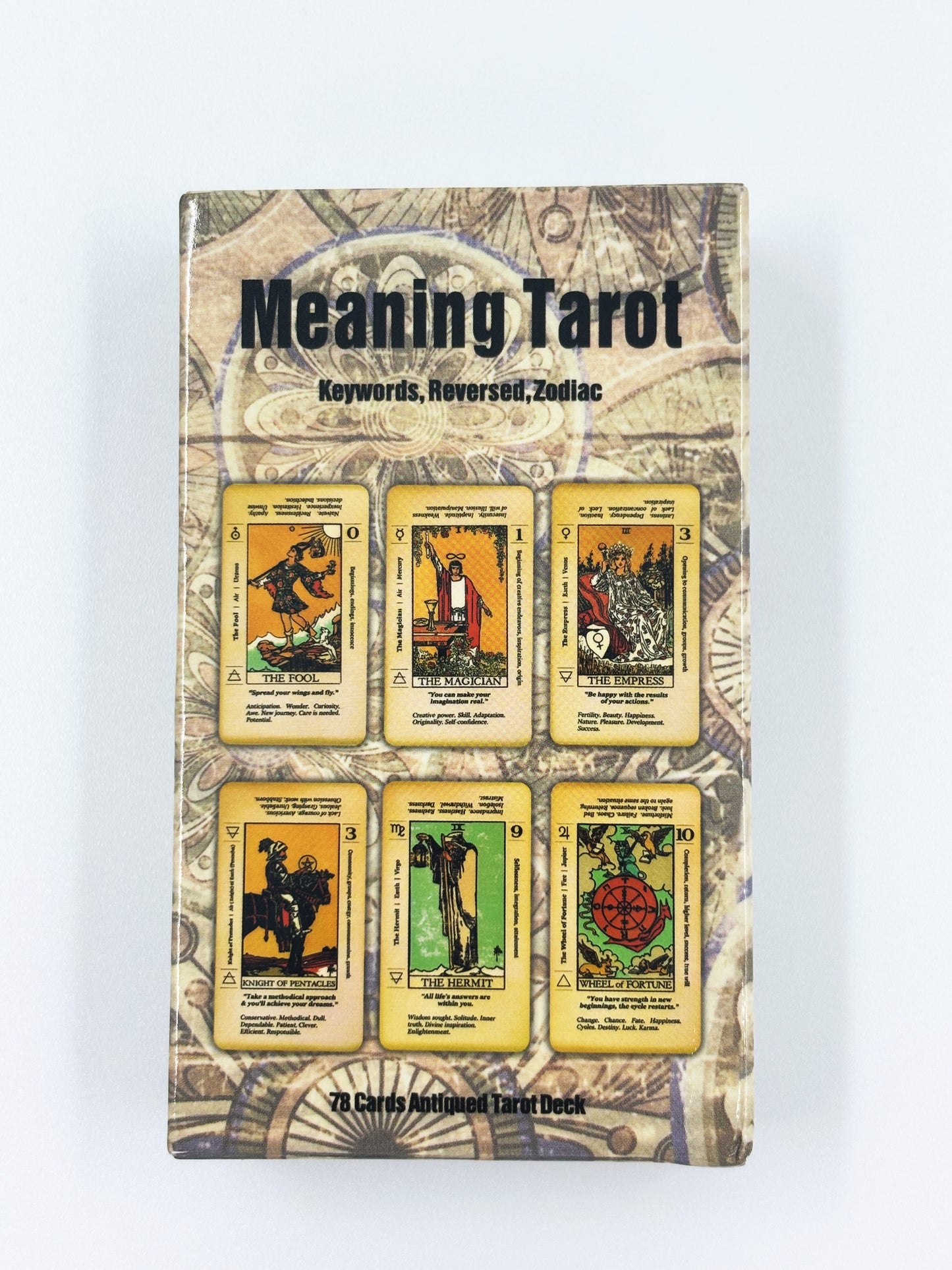Beginner's Tarot Card Set with Keywords