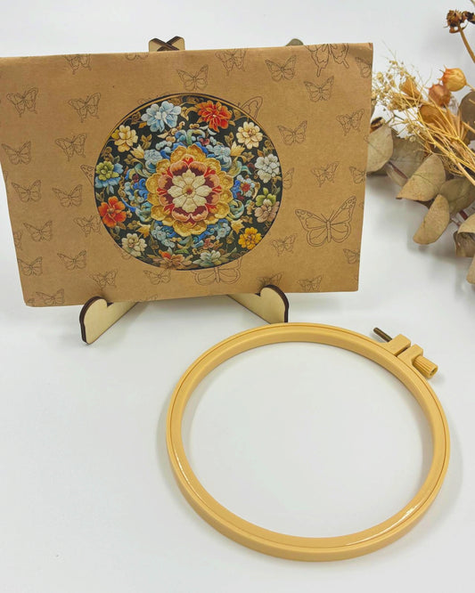 Embroidery Kit Needle Painting - Floral Mandala