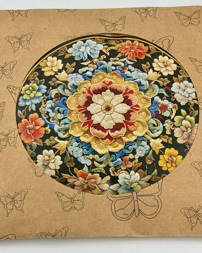 Embroidery Kit Needle Painting - Floral Mandala