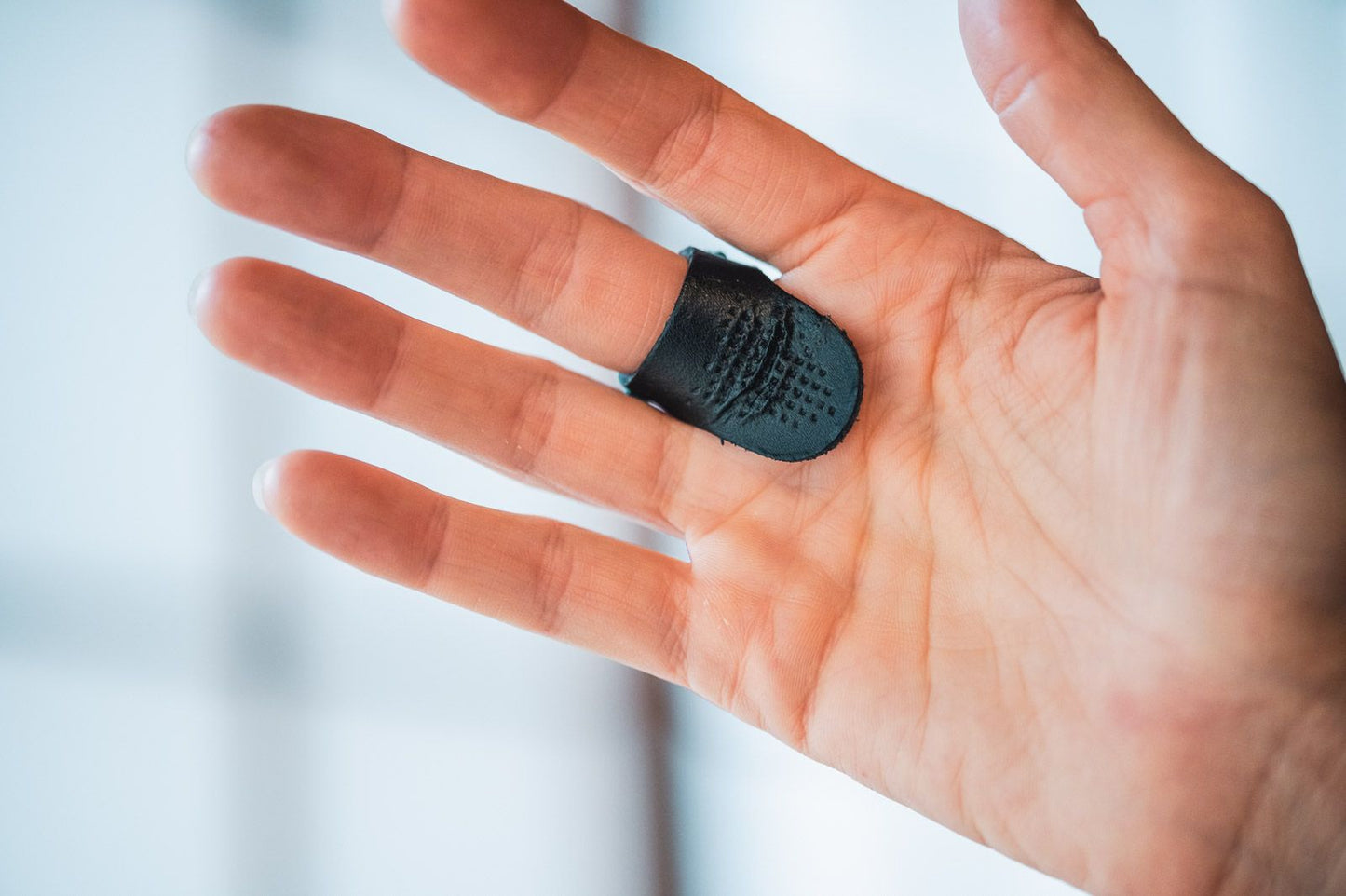 Olympus leather sashiko thimble