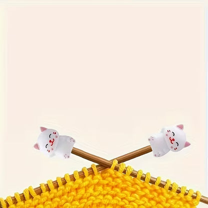 Knitting Needle Caps - CAT
