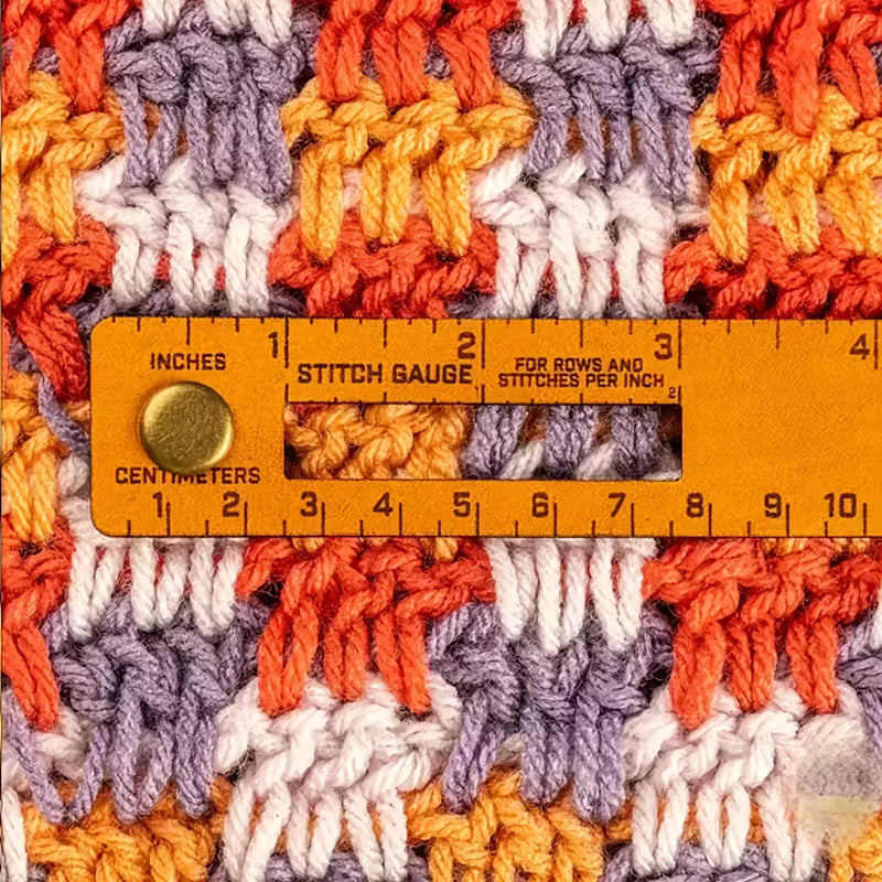 7-in-1 Faux Leather Wrist Wrap Ruler &amp; Stitch Gauge