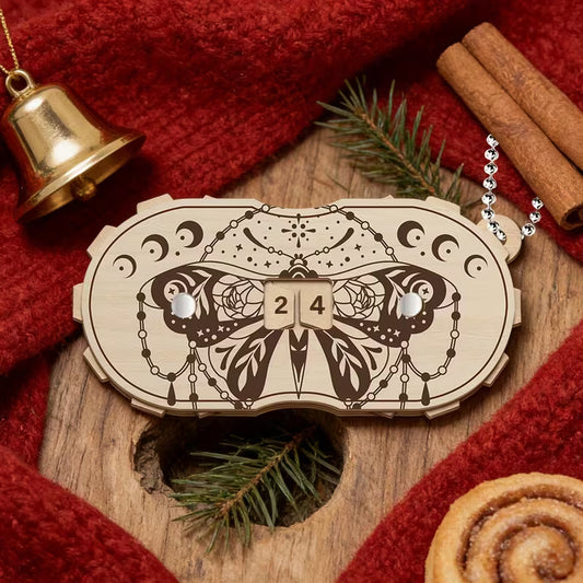 Wooden Row Counter - Butterfly