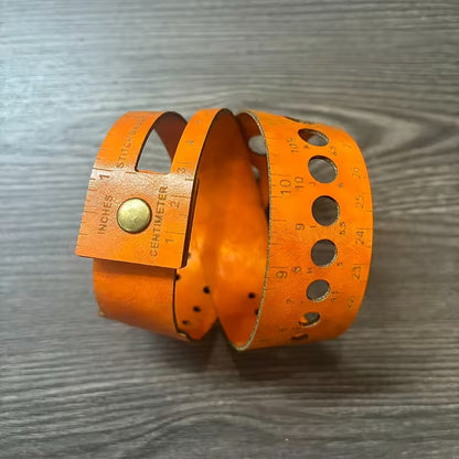 7-in-1 Faux Leather Wrist Wrap Ruler &amp; Stitch Gauge