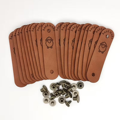 Leather Tag for Handmade Itens