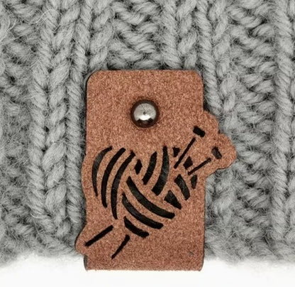Leather Tag for Handmade Itens