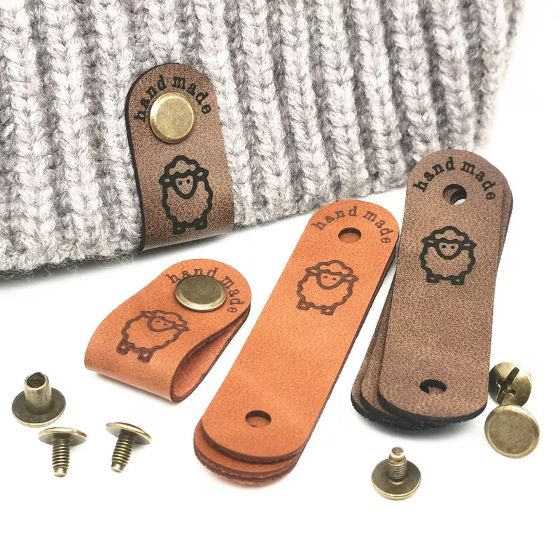 Leather Tag for Handmade Itens