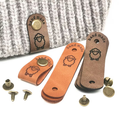 Leather Tag for Handmade Itens